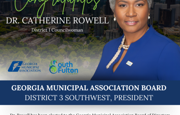 A poster of dr. Catherine rowell