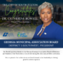 Dr. Rowell has been elected to the Georgia Municipal Association Board of Directors as President of the Third District Southwest during the 2024 Annual GMA Convention